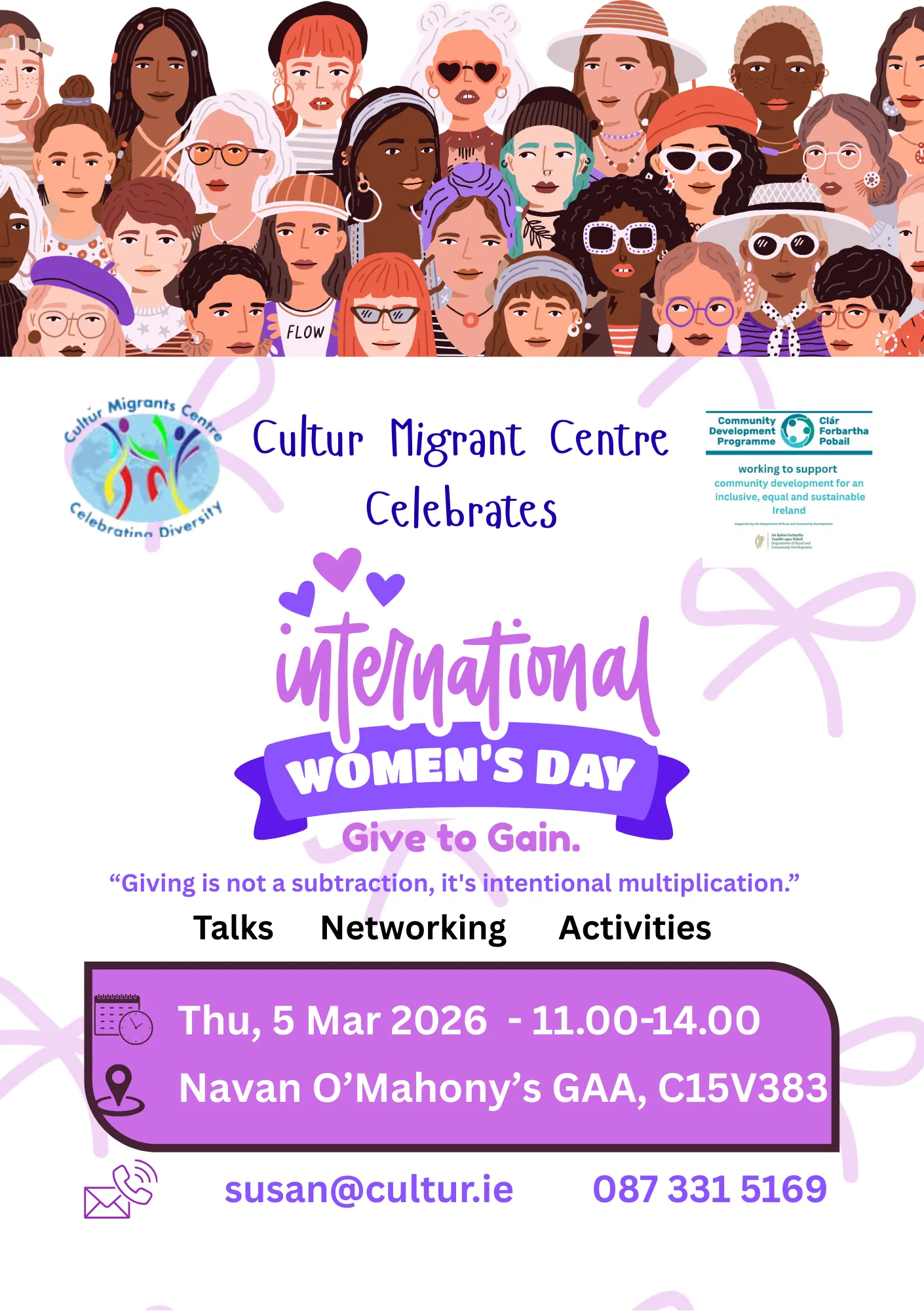 Cultúr Migrants Centre International Women’s Day 2026 Celebration